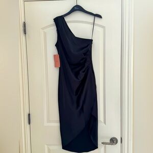black dress, new, size S